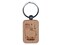 Unimpressed Unicorn Llama Alpaca Engraved Wood Rectangle Keychain Tag Charm